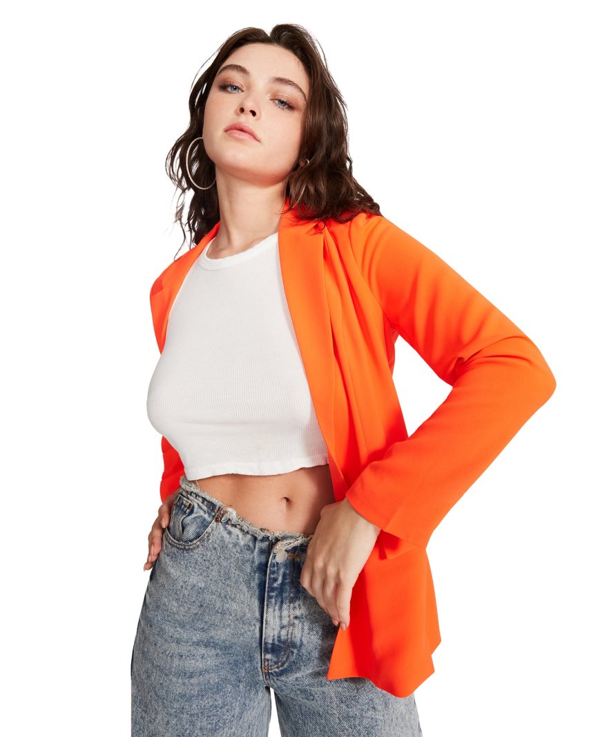 Orange Steve Madden Payton Women's Blazers | TXEPO8024