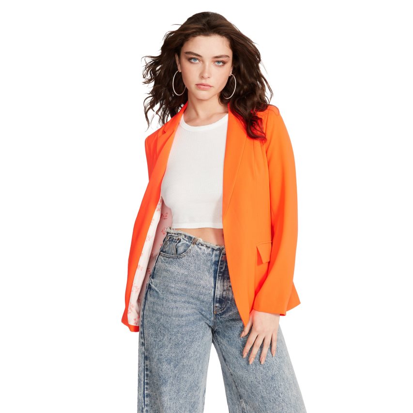 Orange Steve Madden Payton Women\'s Blazers | TXEPO8024