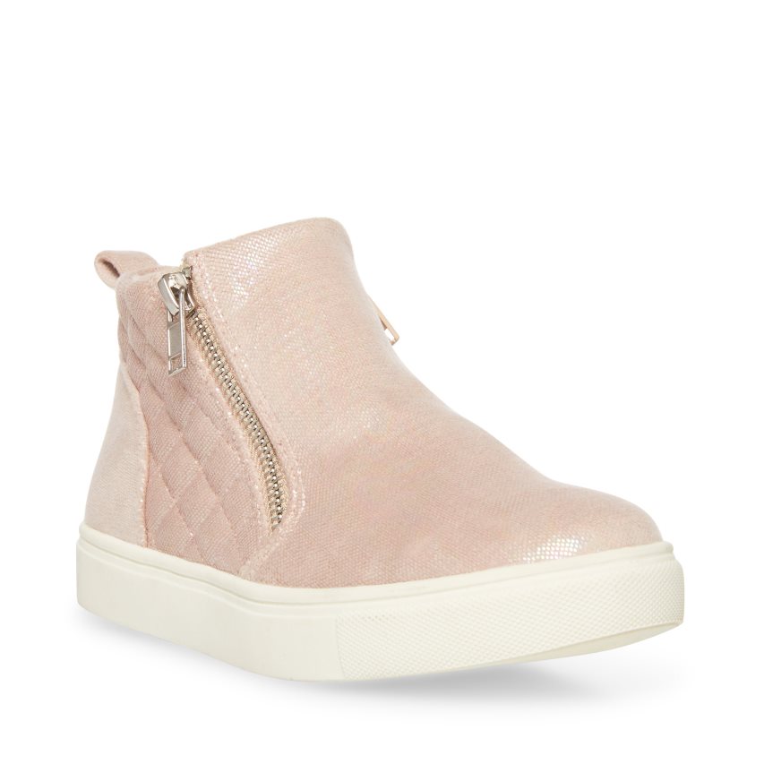 Pink Steve Madden Areggie Kids' Sneakers | PTNKJ5390