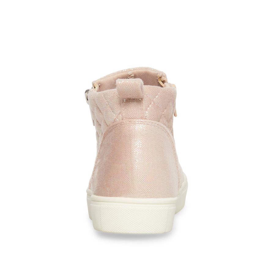 Pink Steve Madden Areggie Kids' Sneakers | PTNKJ5390