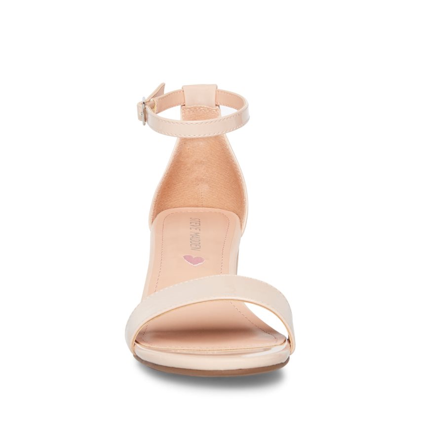 Pink Steve Madden Jcarrson Patent Kids' Heels Sandals | WYERX5976