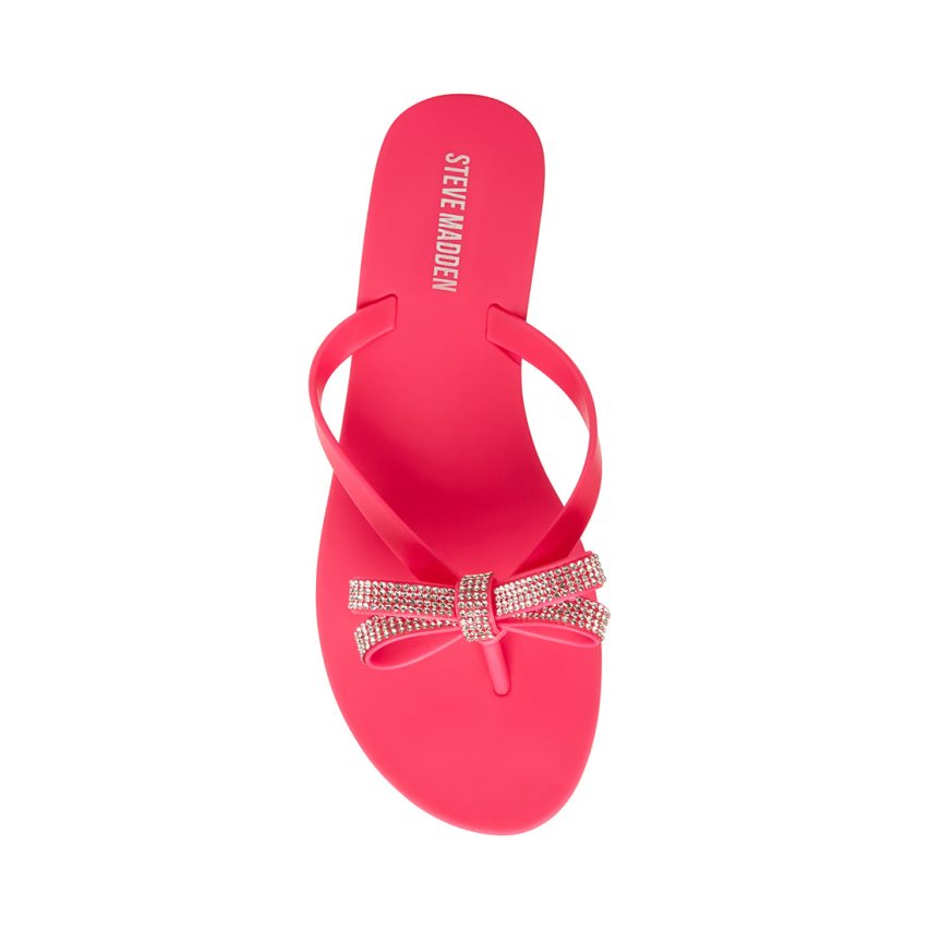 Pink Steve Madden Leanne Women's Flip Flops | FAIWD1754