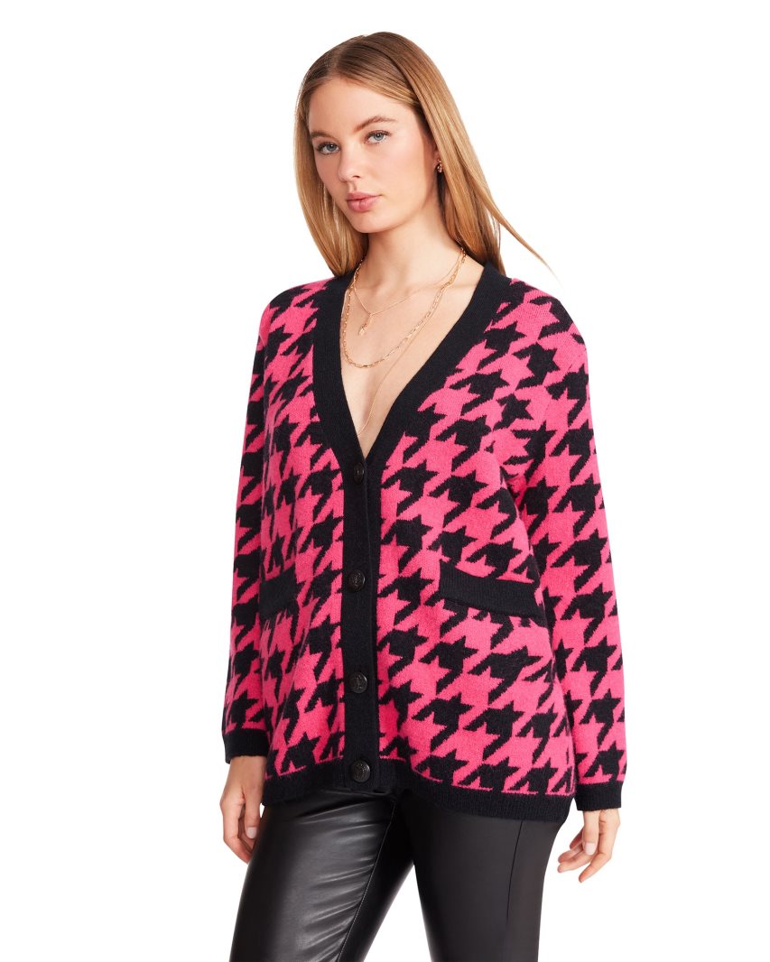 Pink Steve Madden Marina Women's Cardigan | XYZOF9641