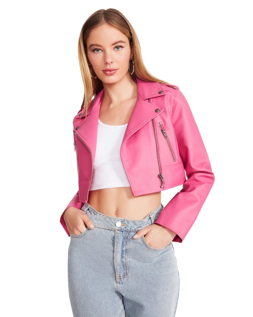 Pink Steve Madden Molly Women's Jackets | 12UKGX6723