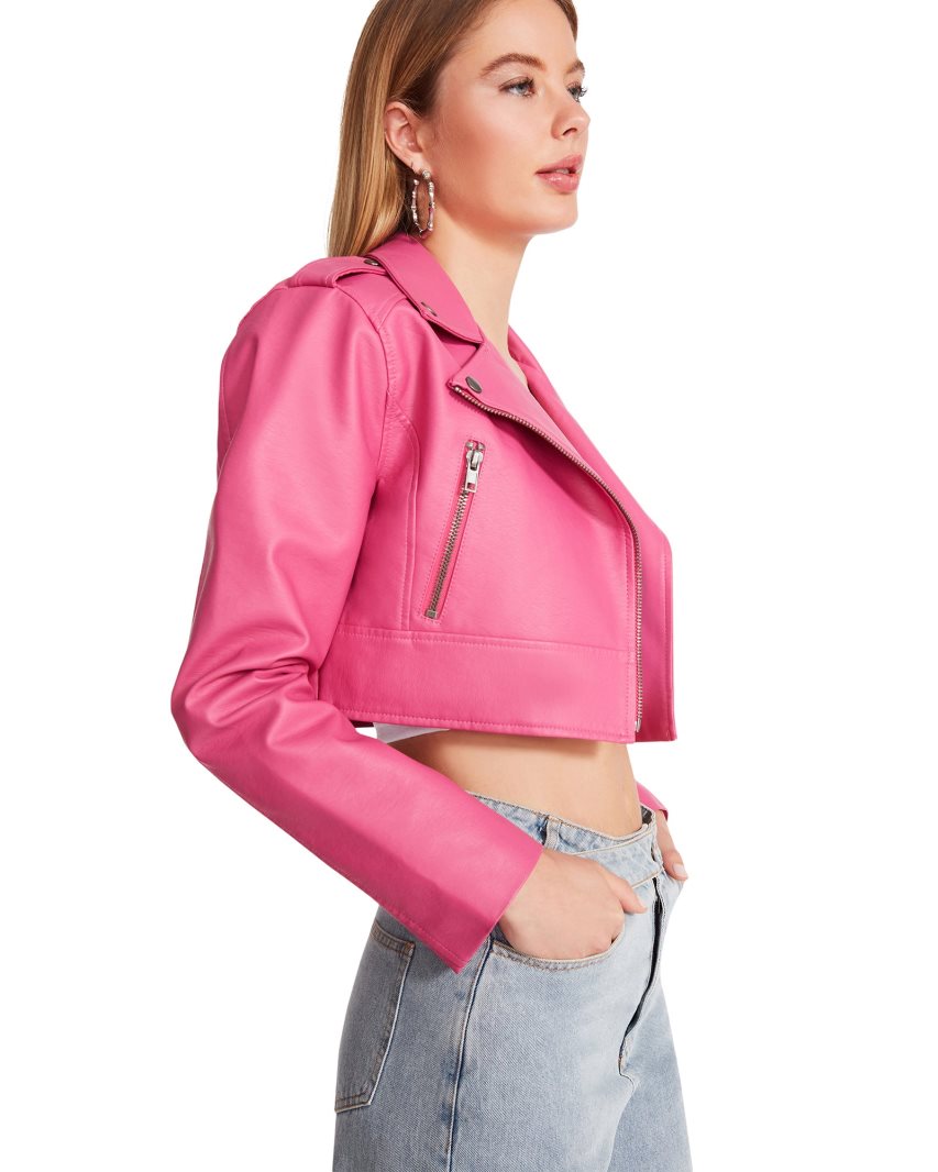 Pink Steve Madden Molly Women's Jackets | 12UKGX6723