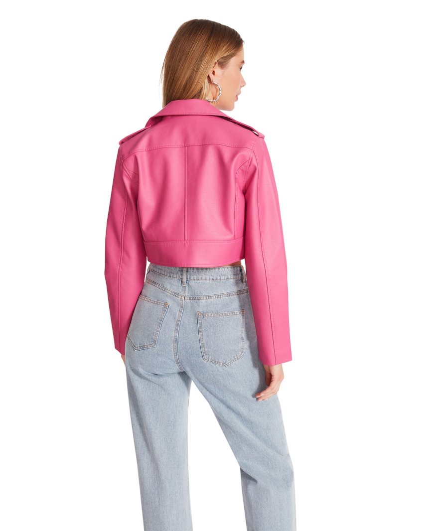 Pink Steve Madden Molly Women's Jackets | 12UKGX6723