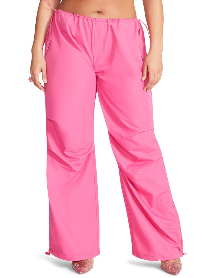 Pink Steve Madden Pia Parachute Women's Pants | CXDSZ4051