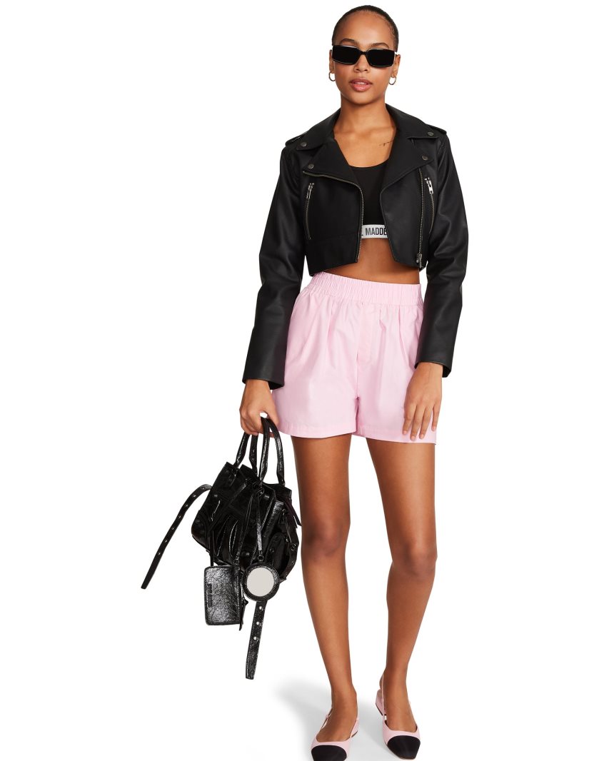 Pink Steve Madden Tish Women's Shorts | TFHDW6953