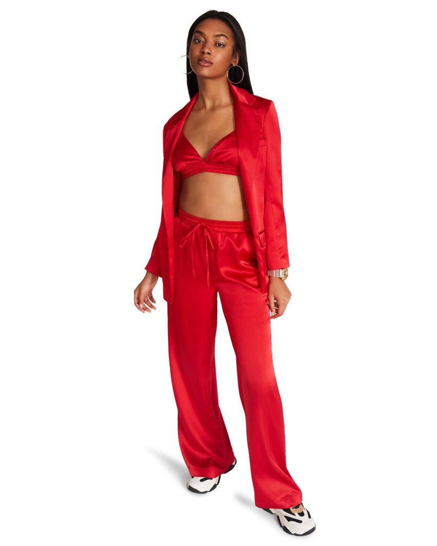 Red Steve Madden Dorian Women's Pants | IASHC1936