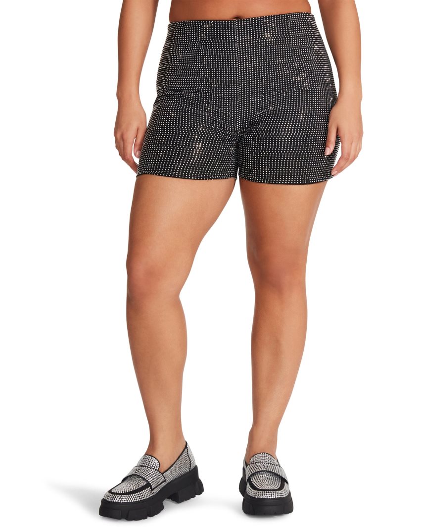 Silver Steve Madden Aya Women's Shorts | UNGDC2371