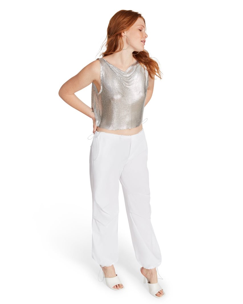 Silver Steve Madden Salina Women's Tops | DUGON4139