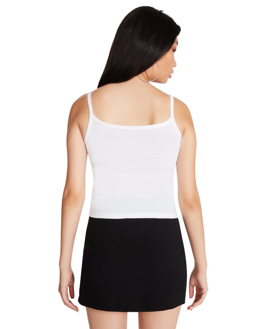 White Steve Madden Alexa Women's Tanks | ZHPMX8735