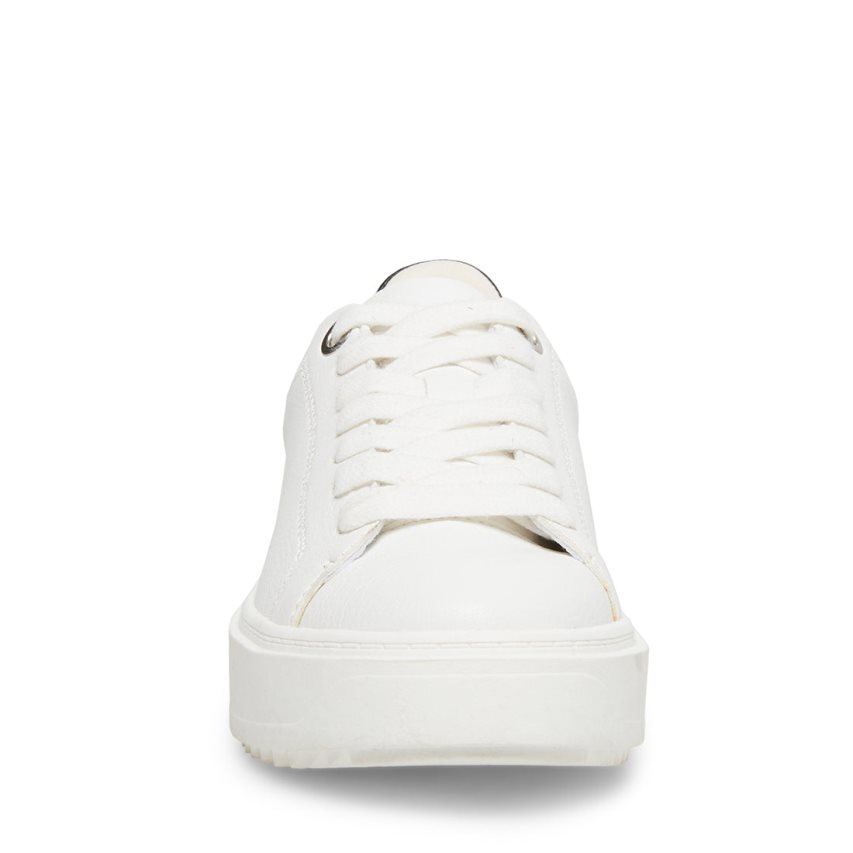 White Steve Madden Catcher Women's Sneakers | RGSDH4302