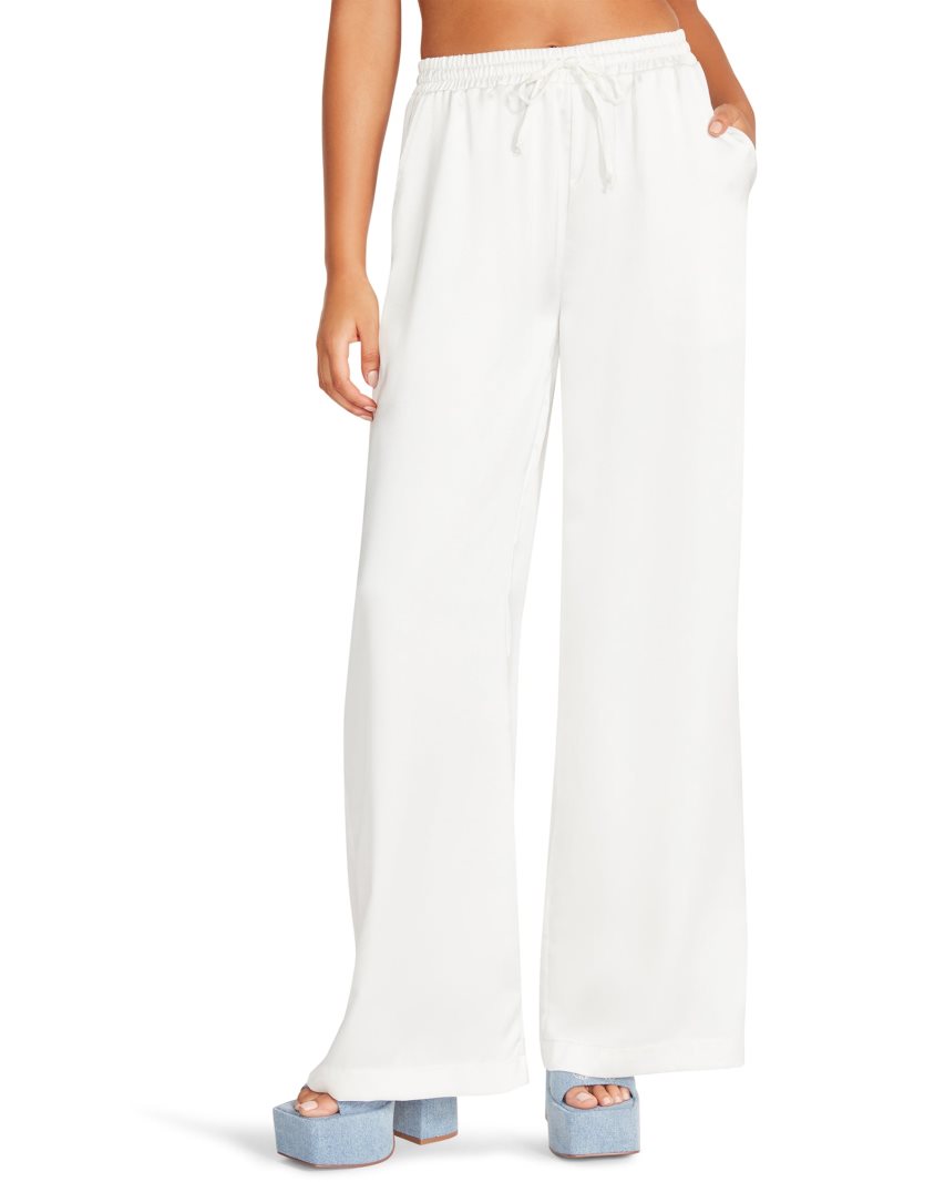 White Steve Madden Dorian Women's Pants | UYTA121289