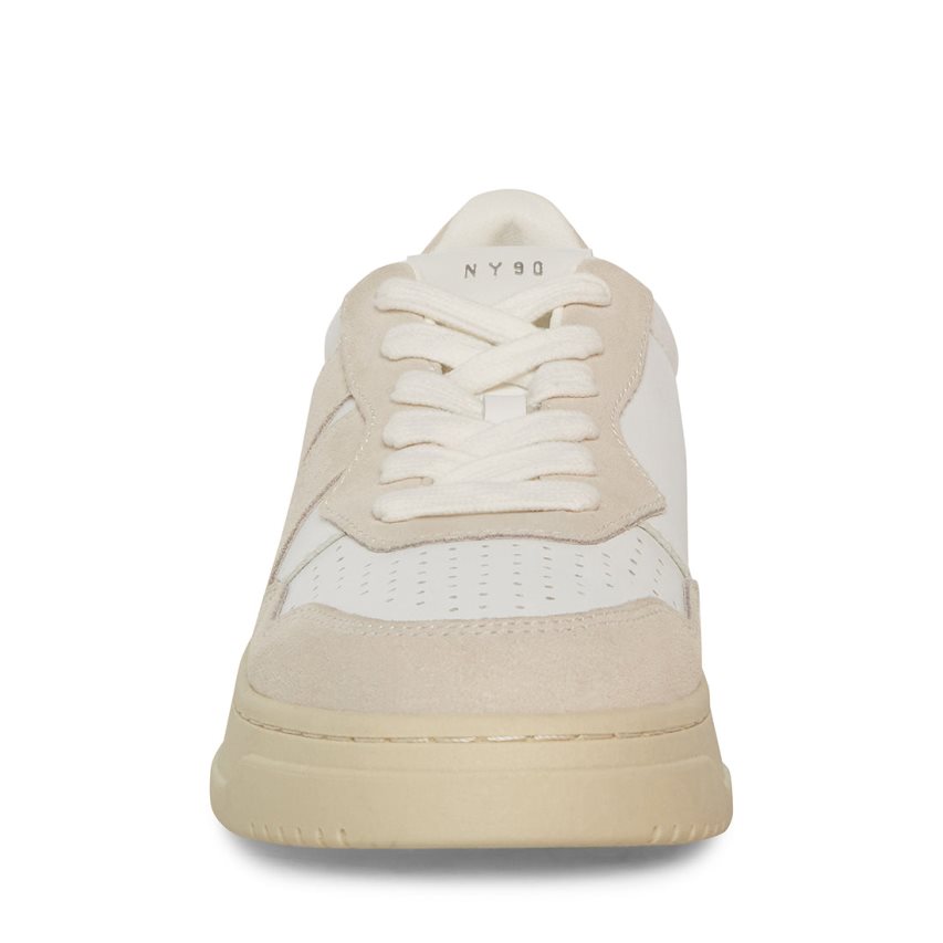 White Steve Madden Jazz Women's Sneakers | XGZAI2570