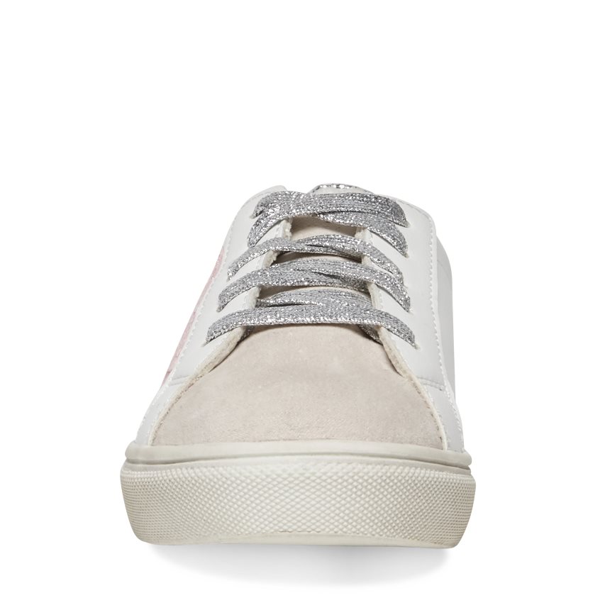 White Steve Madden Jrezume Kids' Sneakers | AVZXH7098