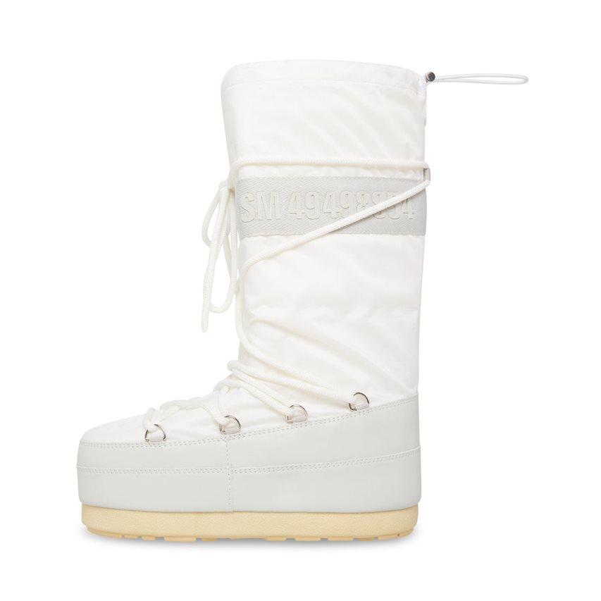 White Steve Madden Mav-t Women's Snow Boots | CDIEW6783