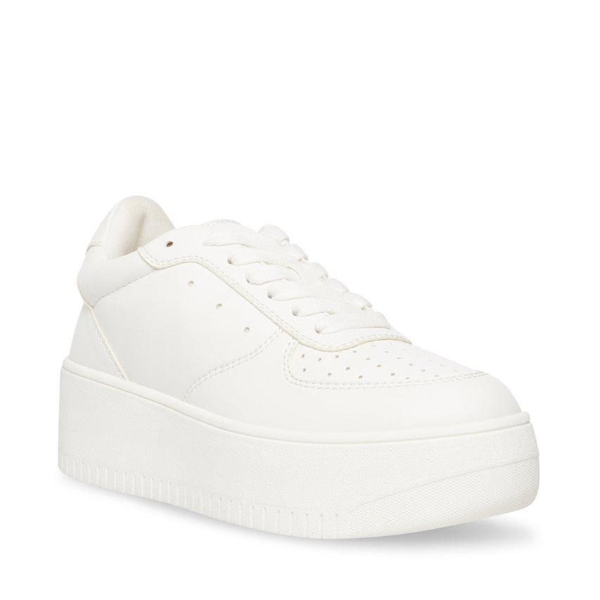 White Steve Madden Rocket Women's Platform Shoes | TFPIL7214