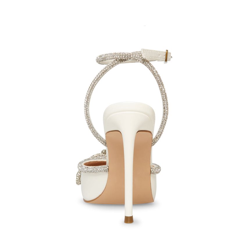 White Steve Madden Viable Women's Heels | FPTDN0143