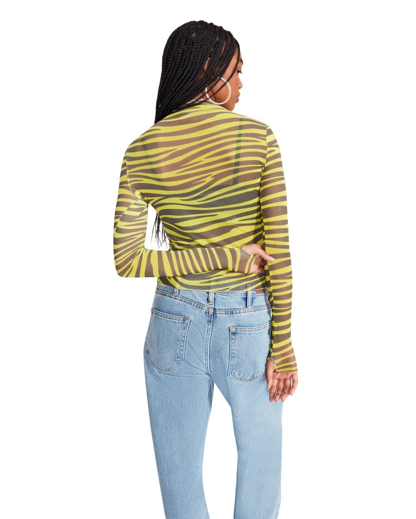 Yellow Steve Madden Eliza Citron Women's Tops | YKWHA7624