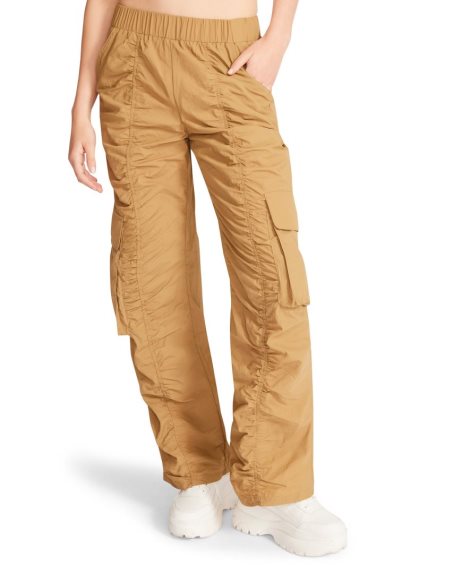 Beige Steve Madden Kenzie Women's Pants | 12UYLR8217