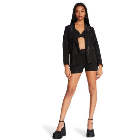 Black Steve Madden Aya Women's Shorts | JPRXM7023