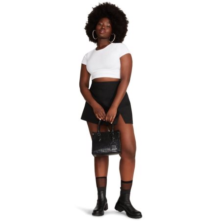 Black Steve Madden Cam Women's Skirts | UCOYA3752