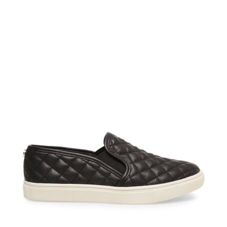 Black Steve Madden Ecentrcq Women's Loafers | WXVY121205