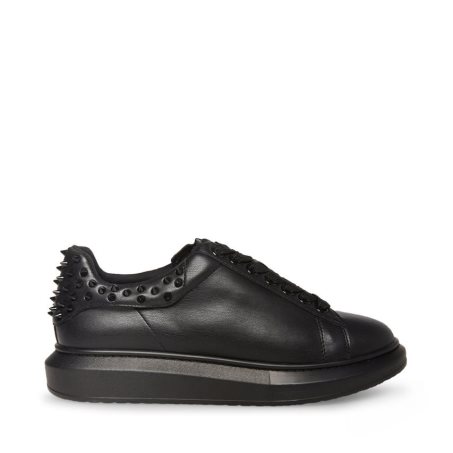 Black Steve Madden Frosting Men's Sneakers | EBIXZ5208