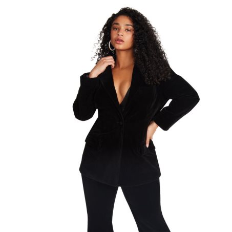 Black Steve Madden Harlow Women's Blazers | VWECY8250