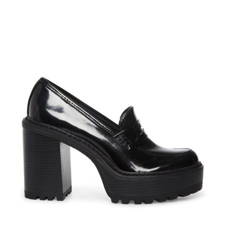 Black Steve Madden Kimberley Women's Platform Shoes | OXIVD1025