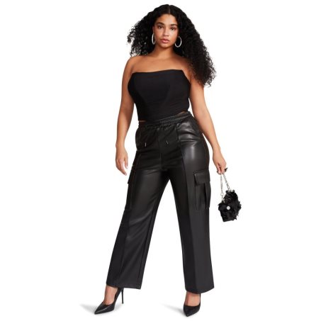 Black Steve Madden Kourt Women's Pants | YCXRM5078