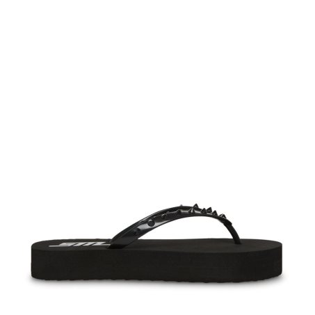 Black Steve Madden Lumi Women's Flip Flops | GNFRE6820