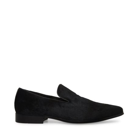 Black Steve Madden Parma Men's Loafers | JUELI9356