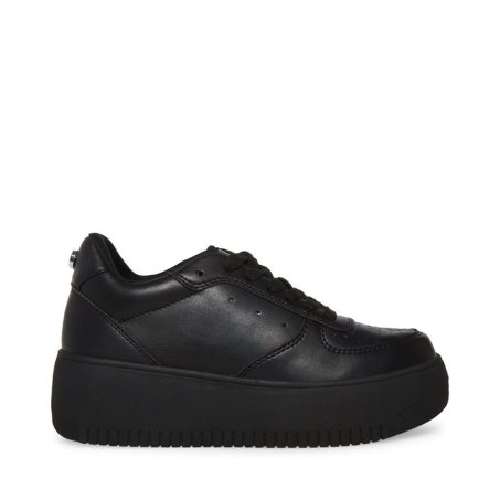 Black Steve Madden Rocket Women's Platform Shoes | BLSHK3428