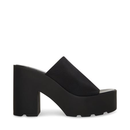 Black Steve Madden Sami Women's Platform Shoes | YCWBS9760