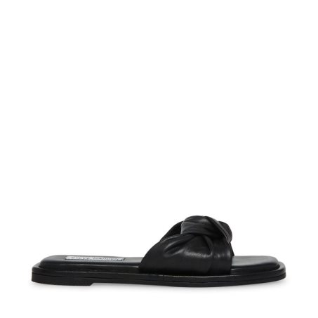 Black Steve Madden Tatiana Women's Slides | VEIGK9753