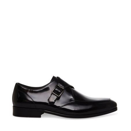 Black Steve Madden Tenzy Men's Loafers | EBLKU7316