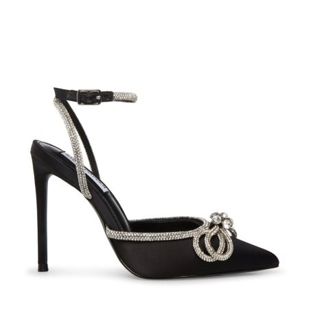 Black Steve Madden Viable Women's Heels | EAHN124658