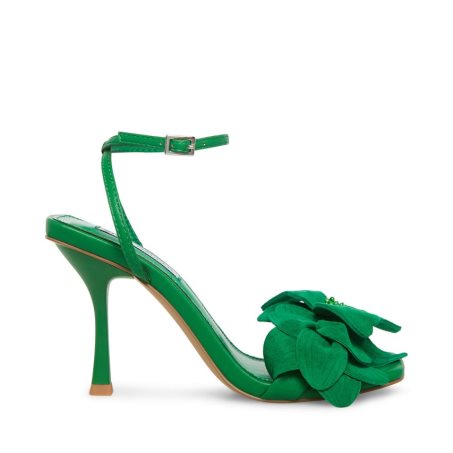 Green Steve Madden Amani Women's Heels Sandals | PSERV2809