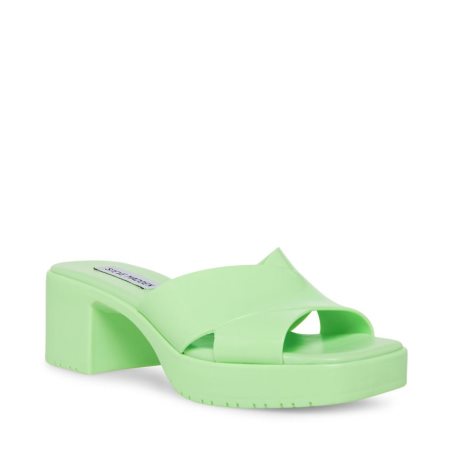 Green Steve Madden Harley Women's Mules | FBWYM2150