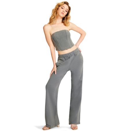 Grey Steve Madden Brooks Women's Pants | CBM12A7165