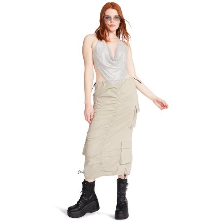 Grey Steve Madden Meli Women's Skirts | AXFYP3742