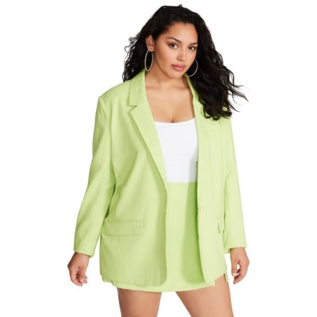 Light Green Steve Madden Kaira Women's Blazers | ZGJ12N5298