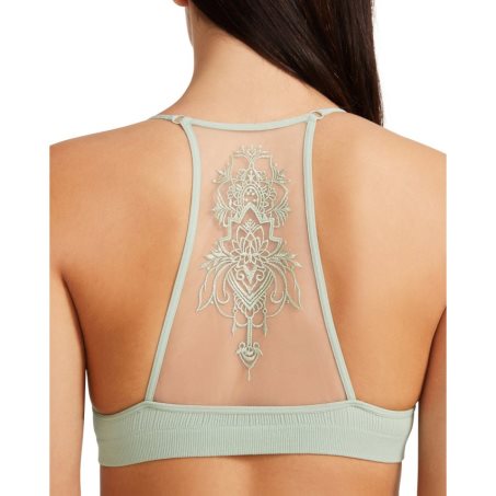 Mint Steve Madden The Ella Mesh Women's Bras | YI12KW2418