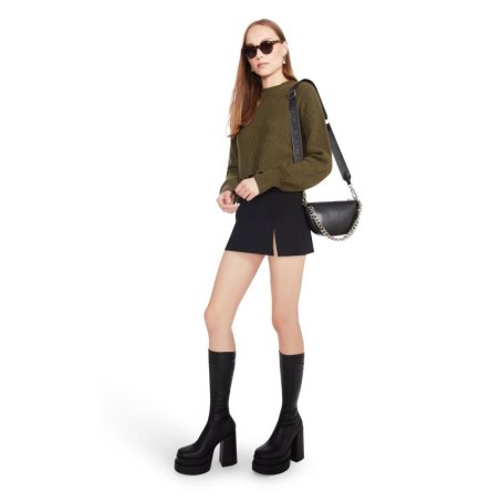 Olive Steve Madden Camille Women's Sweaters | WXRCD1523