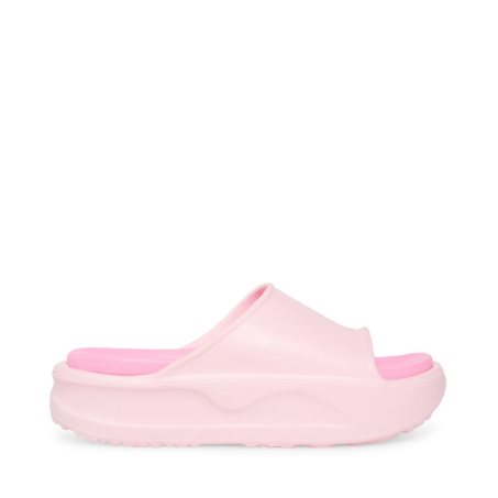 Pink Steve Madden Jazzie Women's Slides | ZEBPG7542