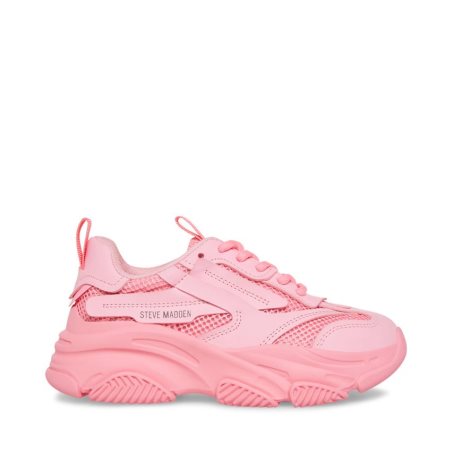 Pink Steve Madden Jpossess Kids' Sneakers | JKEGO7059