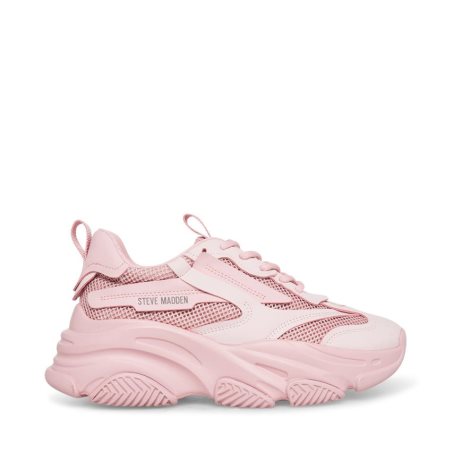 Pink Steve Madden Possession Dusty Women's Sneakers | COGJE6384