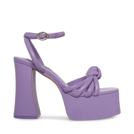 Purple Steve Madden Bonnie Women's Heels Sandals | 12NZSB5640